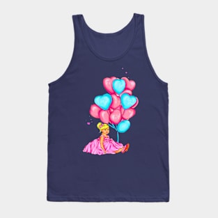 balloons baby girl sitting Tank Top